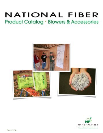 National Fiber's Blowing Machine, Parts & Accessories Catalog
