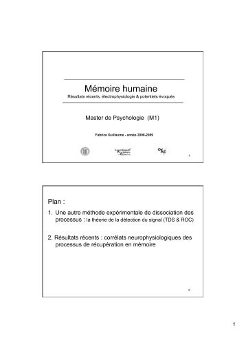 Théorie de la détection du signal