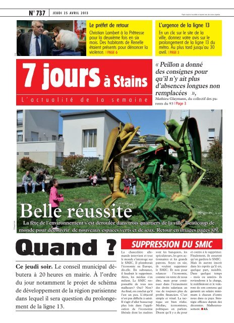 TÃ©lÃ©charger le journal [.pdf] - Ville de Stains