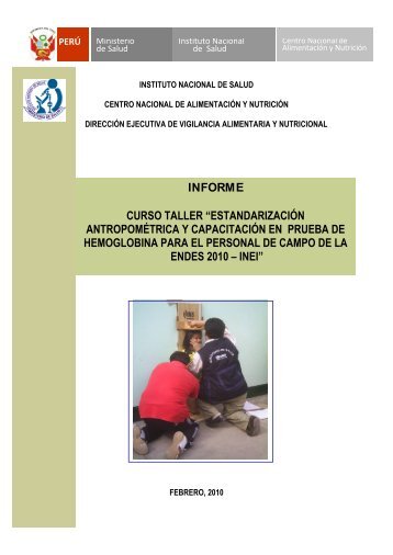 Informe CapacitaciÃ³n ENDES 2005 - Instituto Nacional de Salud
