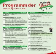 Programm der Meldorf-Woche - Wirtschafts- und Verkehrsverein ...