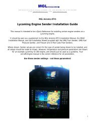Lycoming Engine Sender Installation Guide - MGL Avionics