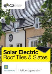 Solar Electric Roof Tiles & Slates - Solarcentury
