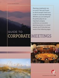 Corporate Meetings Guide - Georgia Trend Magazine