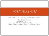 Natural Gas: Present scenario & future prospects
