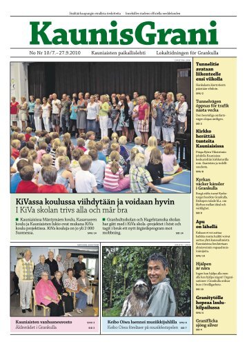 KaunisGrani No Nr 10/7.â27.9.2010 - Kauniainen