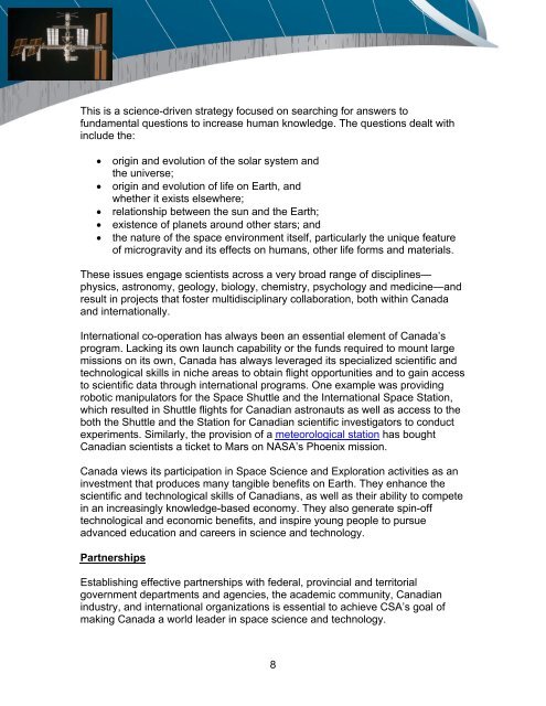 PDF version of COSPAR - Space Science Research in Canada Report