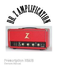 RX final.indd - Dr Z Amplifiers