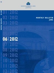 ECB Monthly Bulletin June 2012 - European Central Bank - Europa