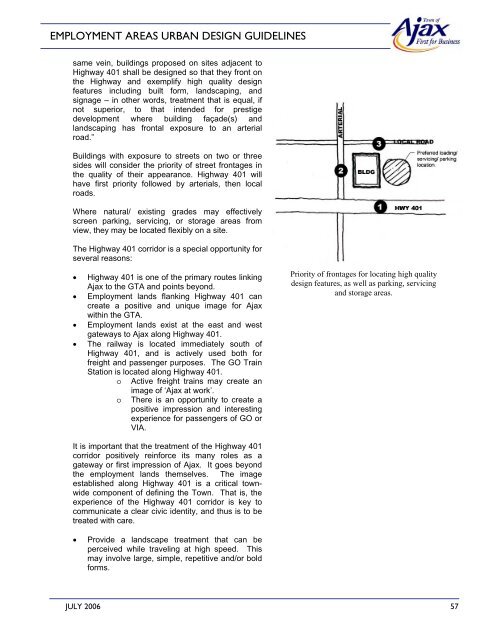 Urban Design Guidelines - Employment Areas - Town of Ajax