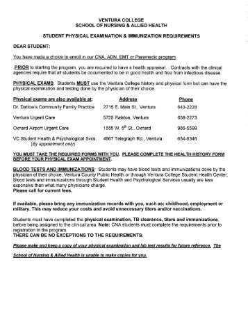 physical examination pe form haverford college