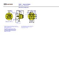 SPX FLUID POWER VA4C Vane Air Motor - PT Hydraulics