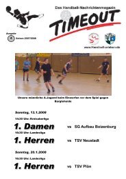 1. Herren - Handballabteilung Vfl Geesthacht