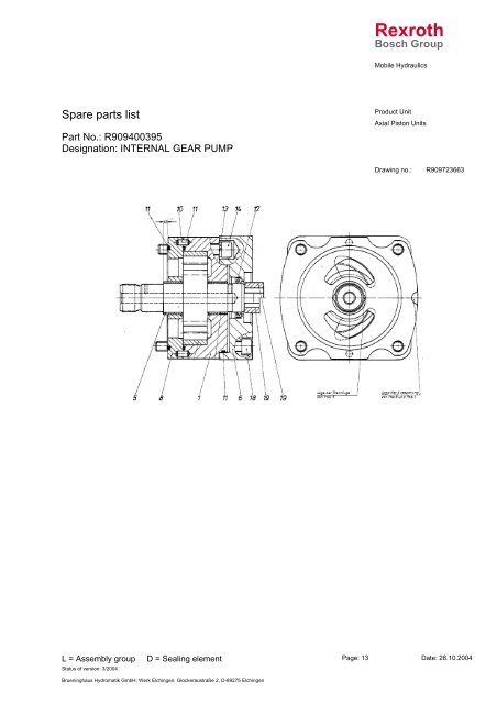 A4V-125 HD - DDKS Industries, hydraulic components distributor