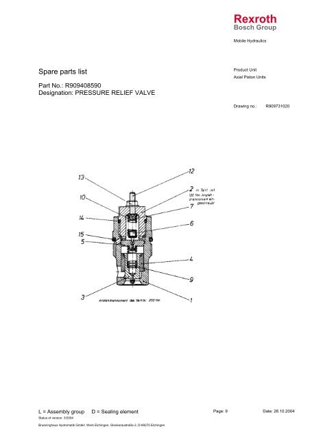 A4V-125 HD - DDKS Industries, hydraulic components distributor