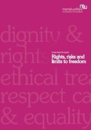 Rights, risks and limits to freedom - Mental Welfare Commission for ...