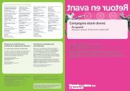 programme (pdf) - Biennale de la Danse 2008