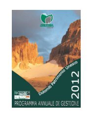 Programma Annuale di Gestione 2012 - Parco Naturale Adamello ...
