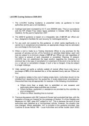 LACORS Guidance 2009-10 Appendix 2 , item 190. PDF 43 KB
