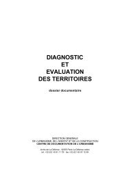 DIAGNOSTIC ET EVALUATION DES TERRITOIRES - Centre de ...