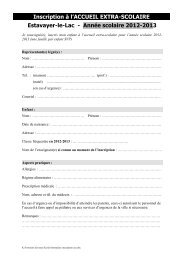 formulaire inscription aes - Estavayer-le-Lac