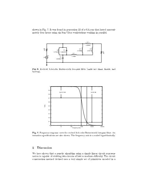 Automated Analog Circuit Synthesis using a Linear Representation