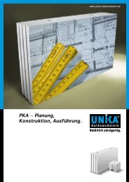 PKA – Planung, Konstruktion, Ausführung. - Unika