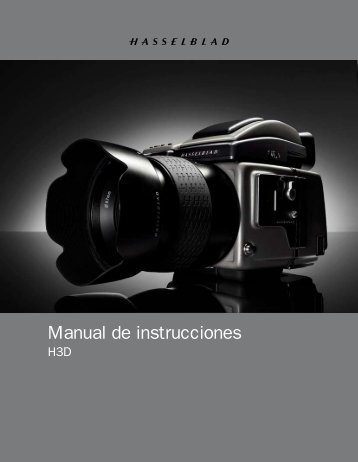 Manual de instrucciones - Hasselblad.jp