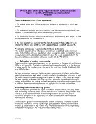 Protein and amino acid requirements in human nutrition