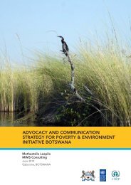 Advocacy and Communication Strategy for Poverty & Environment