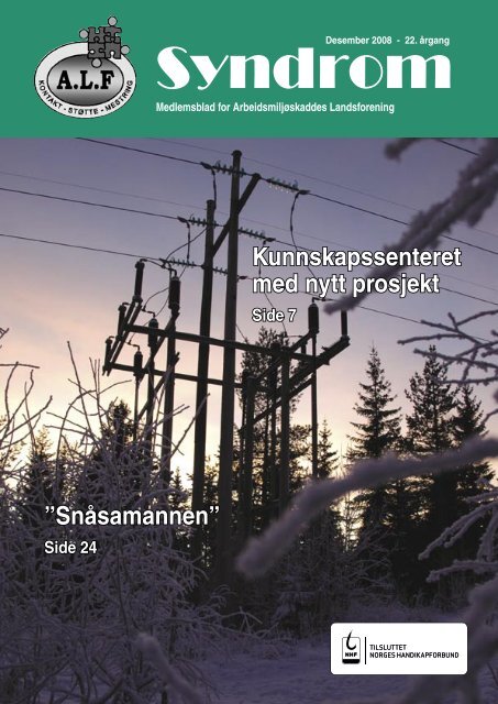 Syndrom nr 4 - 2008.indd - Arbeidsmiljøskaddes landsforening