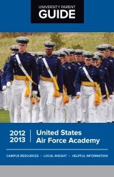 United States Air Force Academy 2012-13 - University Parent