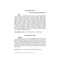 Cilt Volume 14 Sosyal Bilimler Enstita Sa Bala Kesir Aœniversitesi