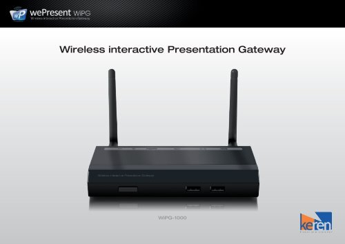 Wireless interactive Presentation Gateway - KerÃ¨n Presentatie ...