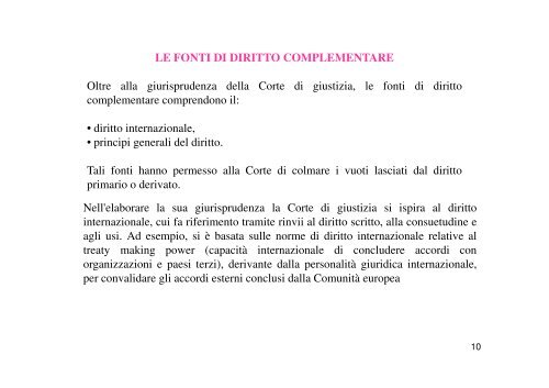 Le Fonti del diritto (pdf, it, 50 KB