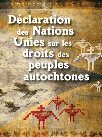 DÃ©claration des Nations Unies sur les droits des peuples autochtones