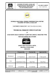 9. enquiry specification for clarifier - BHEL - Industrial Systems Group