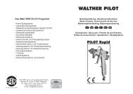 Pilot Rapid W-Betriebsanleitung.indd - Walther Pilot