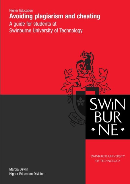 Plagiarism Guide - Swinburne University of Technology