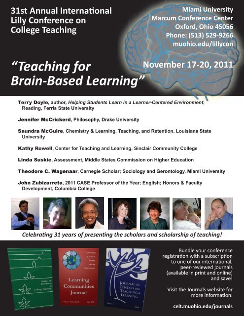 A œteaching For Brain Based Learninga Units Muohio Edu Miami
