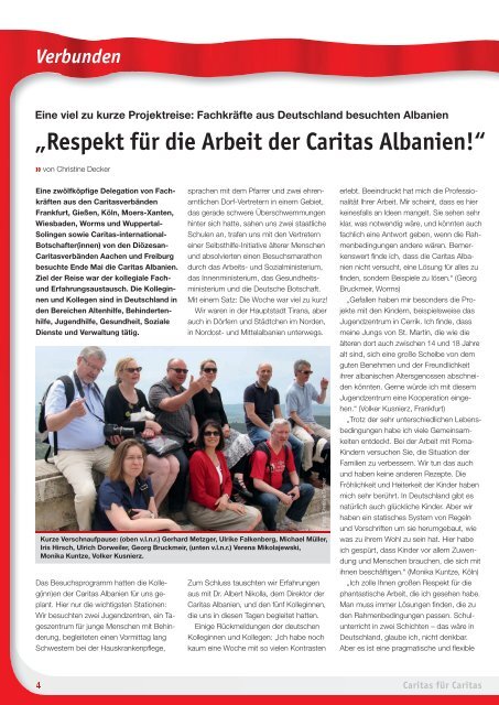 Caritas fÃ¼r Caritas - Caritas international