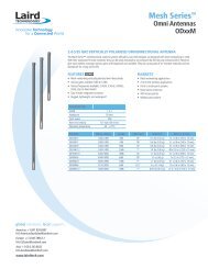 5850 MHz VPOL Omni Directional 5 - Laird Technologies