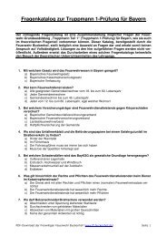 Fragenkatalog Truppmann 1-Prüfung - Freiwillige Feuerwehr ...