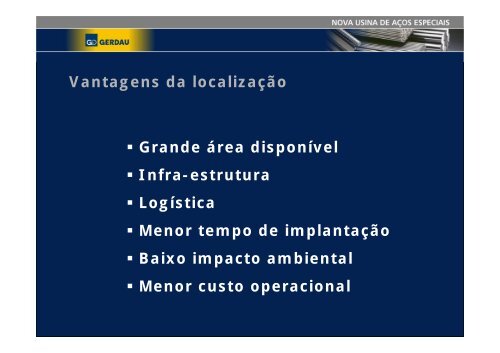 SituaÃ§Ã£o atual - Gerdau