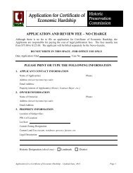 Application for Certificate of Economic Hardship - PDF - City of Urbana