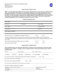 BWSC Employee Application - Boston Water and Sewer Commission