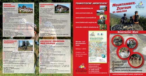 Geführte Mountain- bike-Touren - Sankt Englmar