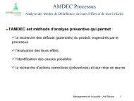 AMDEC Processus