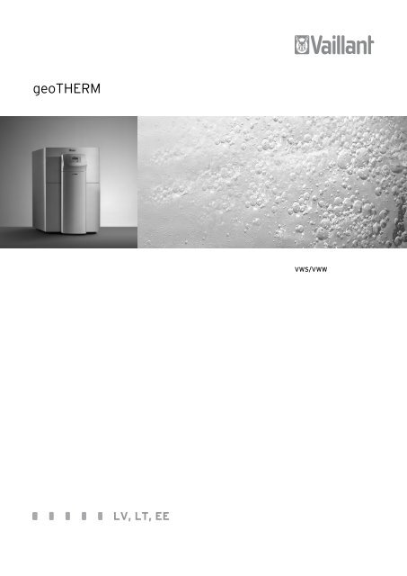 geoTHERM 22-46-kW Naudojimo instrukcija.pdf (2.25 MB) - Vaillant