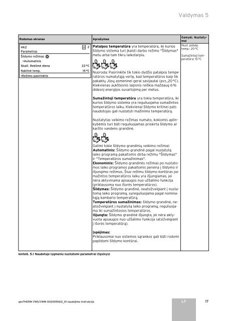 geoTHERM 22-46-kW Naudojimo instrukcija.pdf (2.25 MB) - Vaillant